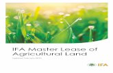 IFA Master Lease of Agricultural Land