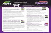 Goat Show Feeds Quick Reference Guide