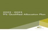 2022 - 2023 9% Qualified Allocation Plan