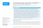 Testing the short-and long-term effects of elevated ...