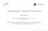 Unraveling the -Nucleus Cross-Section