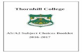 A LEVEL CHEMISTRY - Thornhill College