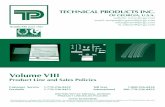Volume VIII - Technical Products Inc. of Georgia