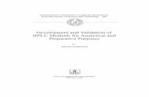 Development and Validation of HPLC Methods for Analytical ...