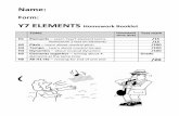 Y7 ELEMENTS Homework Booklet - Turton School