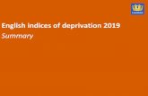 English indices of deprivation 2019