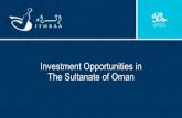 Investment Opportunities in The Sultanate of Oman