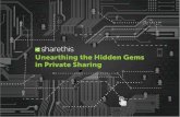 Unearthing the Hidden Gems in Private Sharing