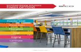 Enriched Dining Solutions FINISH OPTIONS