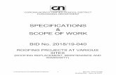 SPECIFICATIONS SCOPE OF WORK - Home - Home