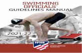 2021-22 Swimming Officials Guidelines Manual FINAL
