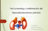 Test screening y confirmación del Hiperaldosteronismo …