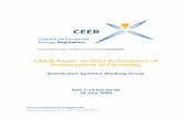 CEER Paper on DSO Procedures of Procurement of Flexibility