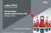 Murata Speaks - Monthly Webinar Series #05 [January 2021]