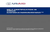 Self-Certification in ASEAN