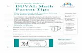 Fourth Grade: Module 2 DUVAL Math Parent Tips