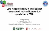 Long-range collectivity in small collision systems with ...
