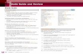 SStudy Guide and Reviewtudy Guide and Review