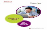 Canon Therefore 2020 Brochure