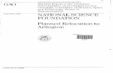 GGD-92-143BR National Science Foundation: Planned ...
