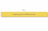 Part I Steganography and Watermarking