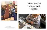 The case for shape and space - Strictly Education 4S