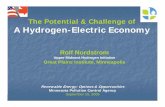 The Potential & Challenge of A Hydrogen-Electic Economy