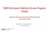 2020 Participant Statistical Areas Program (PSAP)