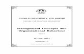 M. Com. Part-I Managerial Economics Title