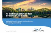 A solid partner for clean business