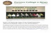 Parsons College e-News