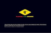 PLAYING FOR CHANGE - Livorno
