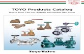 TOYO Products Catalog