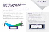 VIAVI OneAdvisor-800 4G-LTE and 5G-NR Signal Analysis
