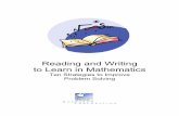 Reading and Writing to Learn in Mathematics