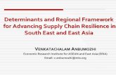 Determinants and Regional Framework for Advancing Supply ...