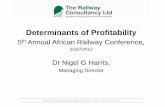 Determinants of Profitability - Railway Consultancy