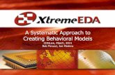 A Systematic Approach to Creating Behavioral Models