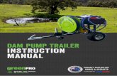 DAM PUMP TRAILER INSTRUCTION MANUAL - GreenPro