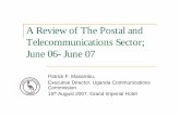 A Review of The Postal and Telecommunications Sector; June ...