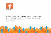 Pathways and Policy for 21st Century Freight Rail