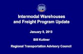 Intermodal Warehouses and Freight Program Update
