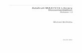 Adafruit MAX7219 Library Documentation