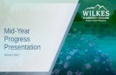 Mid-Year Progress Presentation - WILKES CC
