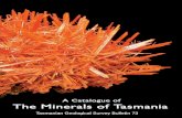 catalogue minerals contents - mrt.tas.gov.au