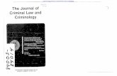 tL Th Journal of Criminal Law and Criminology