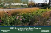2021 Green Innovation Grant Program Program Overview