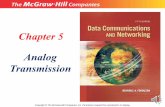 Chapter 5 Analog Transmission - ecourse2.ccu.edu.tw
