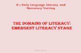 K-3 Early Language, Literacy, and Numeracy Training