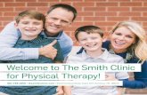 Welcome to The Smith Clinic for Physical Therapy!